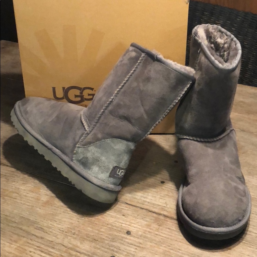 Short Grey UGG boots